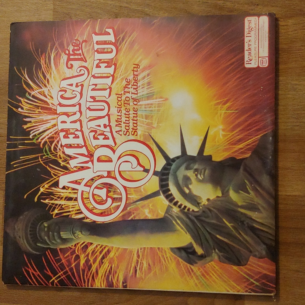 American the beautiful in musical salute to Statue of Liberty